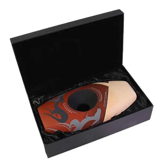 Vase medium “Namoi” 33 cm high. Handpainted in display box