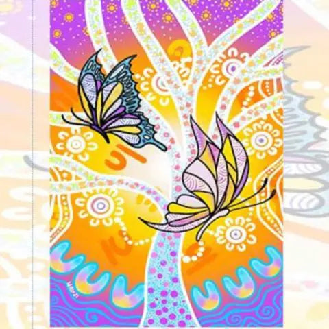 Looking After Jagun (country), Looking after Us framed print. Waylene Currie