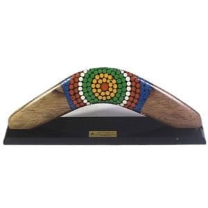 Boomerang 12 inch Hand painted in gift box