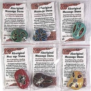 Message stones hand painted assorted designs.