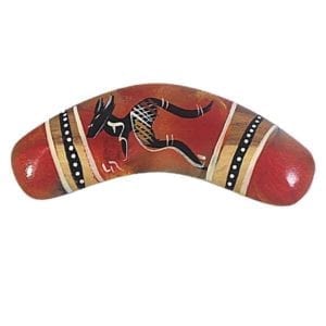 Boomerang 6 inch hand painted