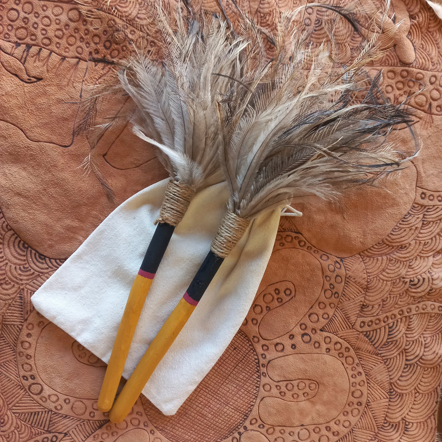 Emu Dance sticks