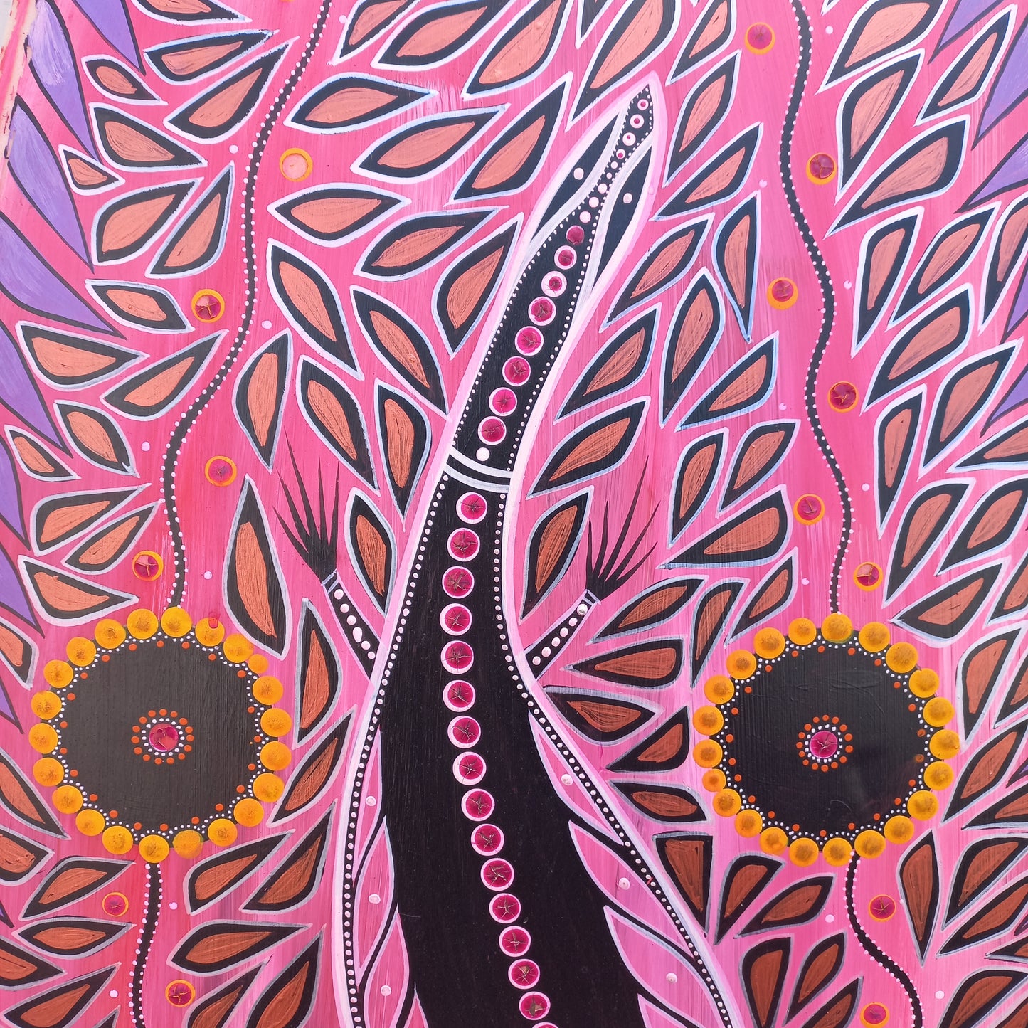 Hand painted Surboard by John Rotumah